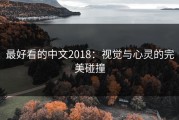 最好看的中文2018：视觉与心灵的完美碰撞